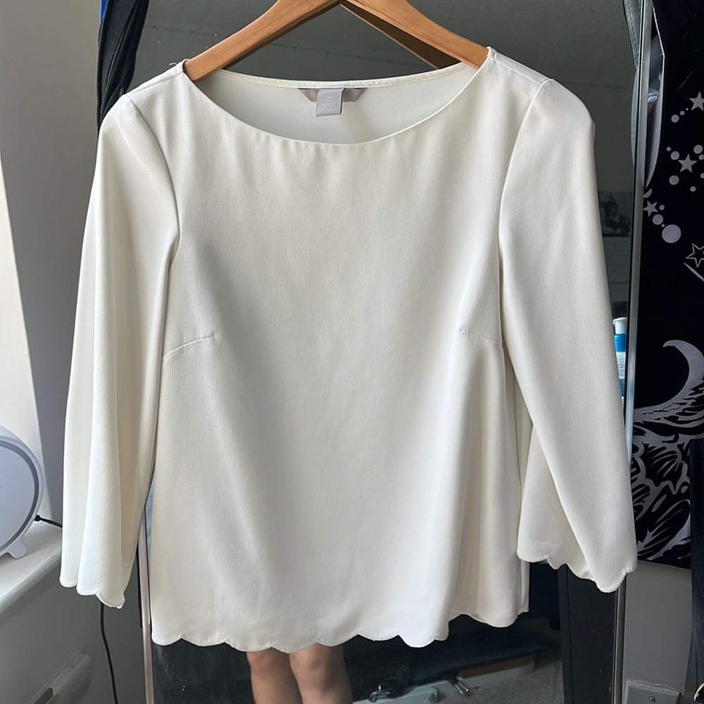 H&M White Blouse